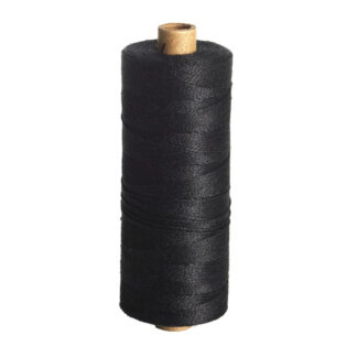 Garnhuset Linen 40/2 - Black - SVART
