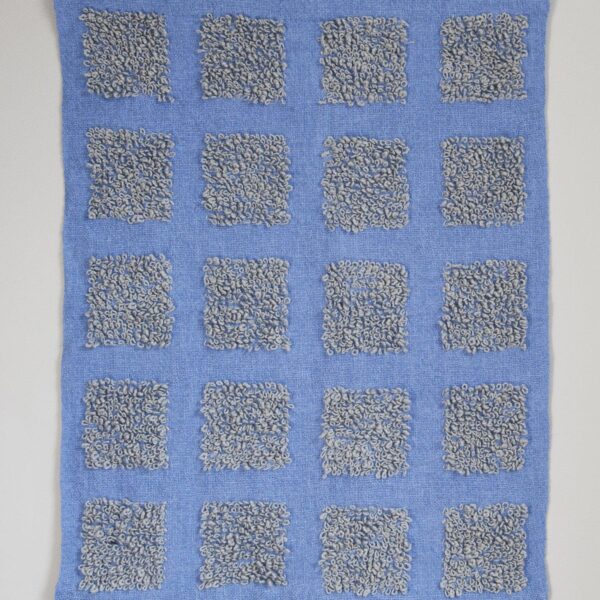 Squarish Rug woven from Gist Duet & Mallo yarns.