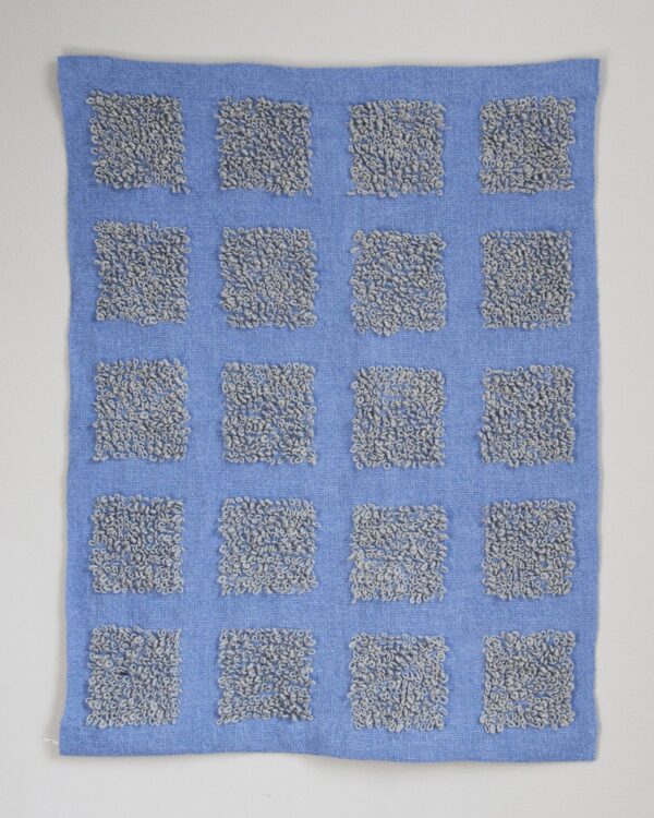 Squarish Rug woven from Gist Duet & Mallo yarns.