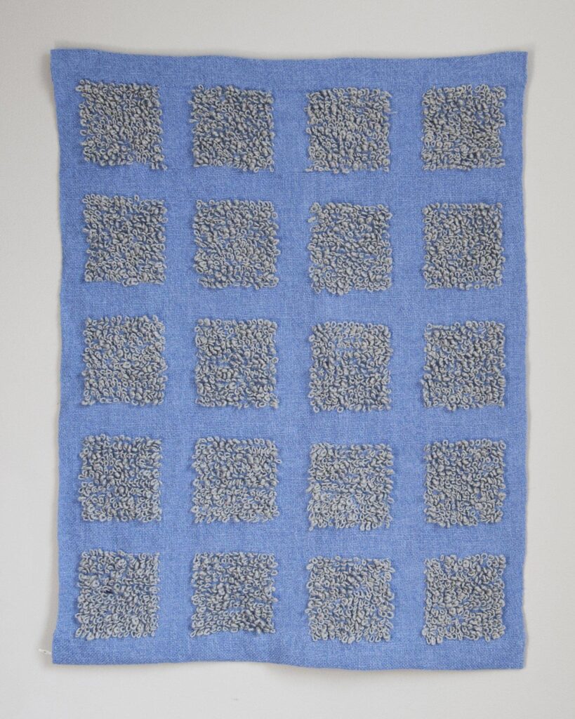Squarish Rug woven from Gist Duet & Mallo yarns.