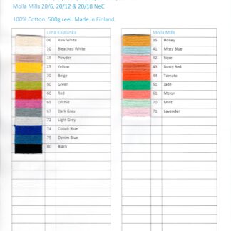 Digital Shade Card - Liina Kalalanka and Molla Mills