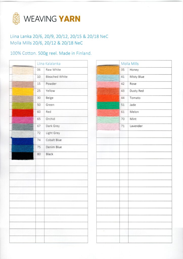 Digital Shade Card - Liina Kalalanka and Molla Mills