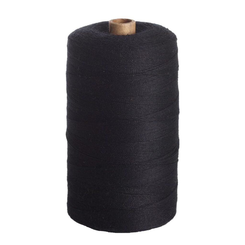 Garnhuset Cotton 8/2 - Black - Svart