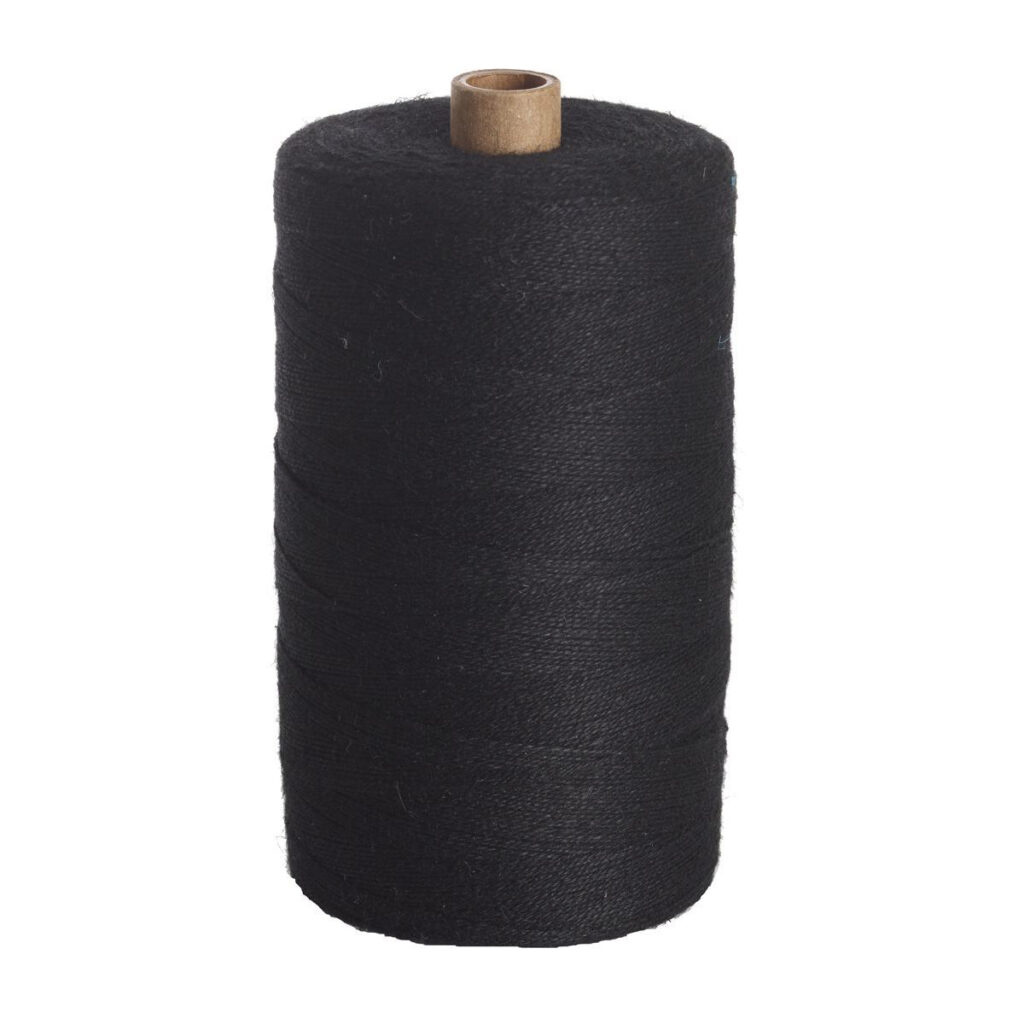 Garnhuset Cotton-Linen 22/2 - Black - SVART