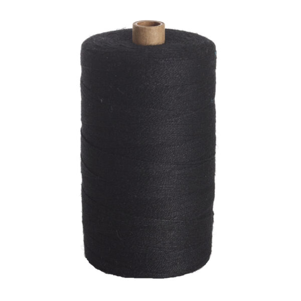 Garnhuset Cotton-Linen 22/2 - Black - SVART
