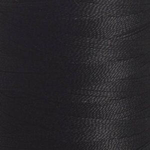 Garnhuset Eko Mercerised Cotton 16/2 - Black - Svart - Image 1