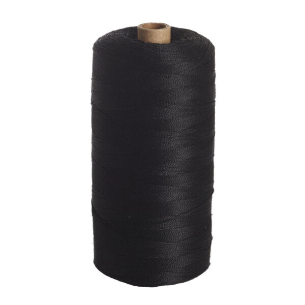 Garnhuset Mercerised Cotton 8/2 - Black - SVART