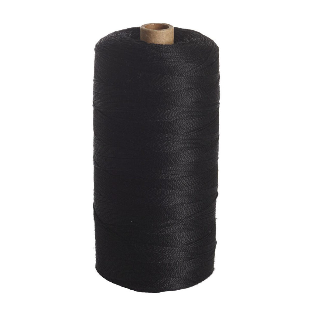 Garnhuset Eko Mercerised Cotton 30/2 - Black - SVART