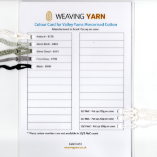 Colour Cards for Valley Yarns Mercerised Cotton - Image 4