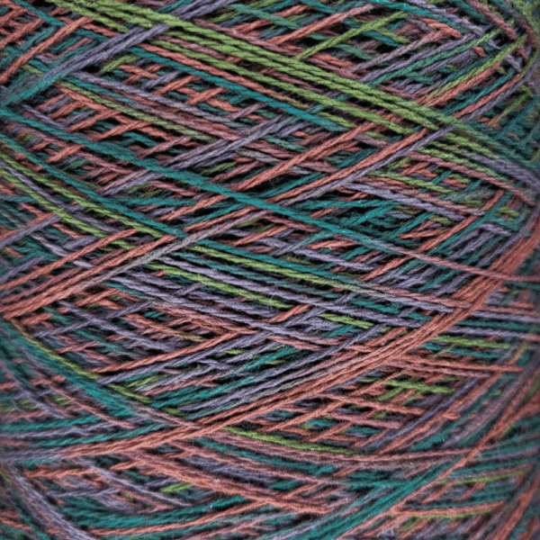 Meridian Mill House Cotton 8/2 Variegated - Sea Urchin - SEAUR