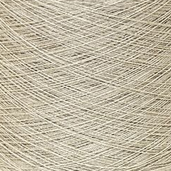 Linette Cottolin 18/2 NeL swatch - Natural undyed.