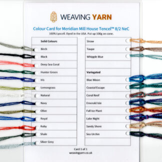 Meridian Mill House Tencel™ 8/2 NeC Colour Card