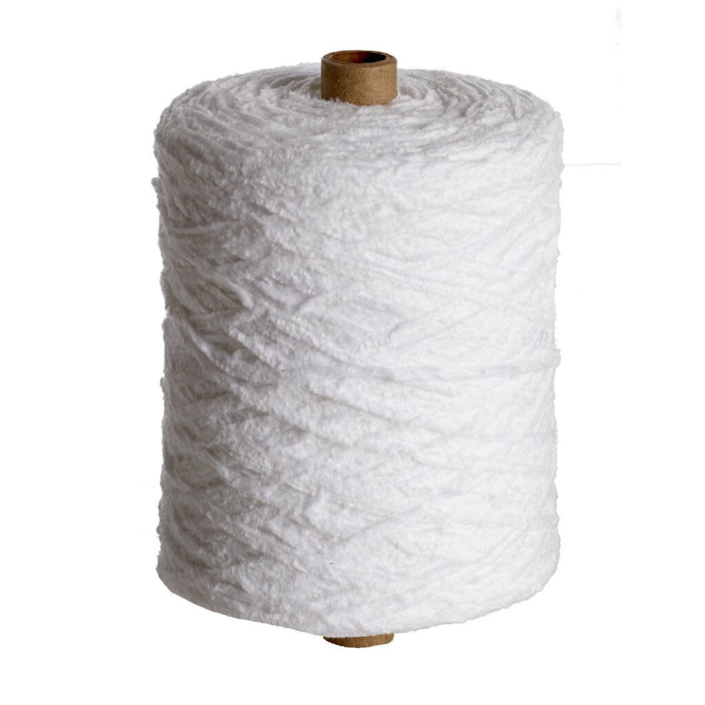Garnhuset Chenille - Bleached - Blekt