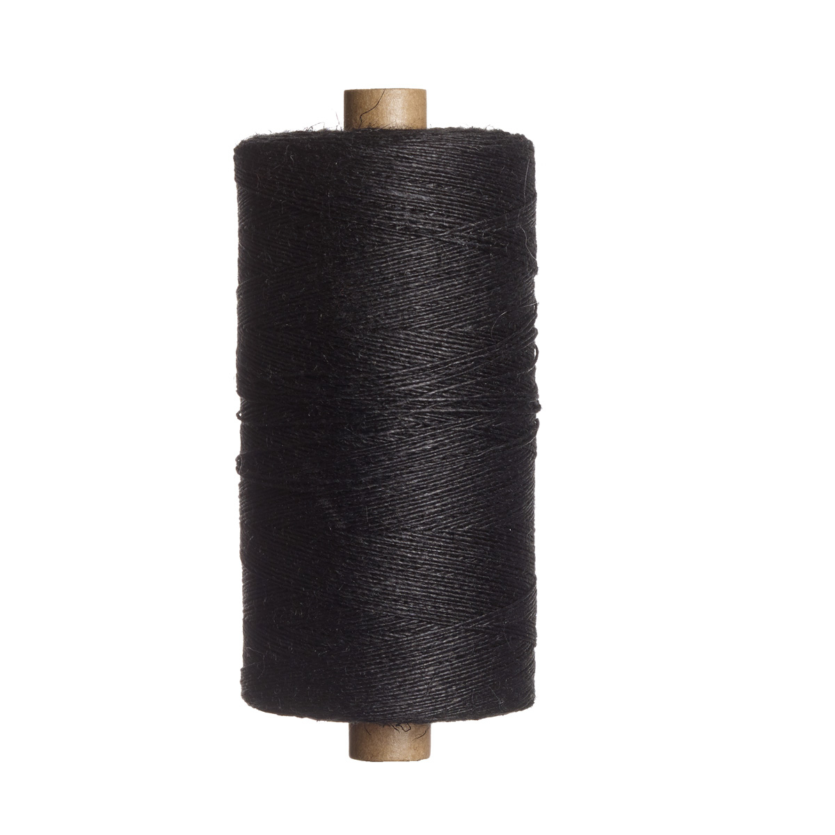 Garnhuset Tow Linen 8/1 - Black - SVART - Image 1