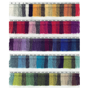 Digital Colour Card - Garnhuset Wool 6/2